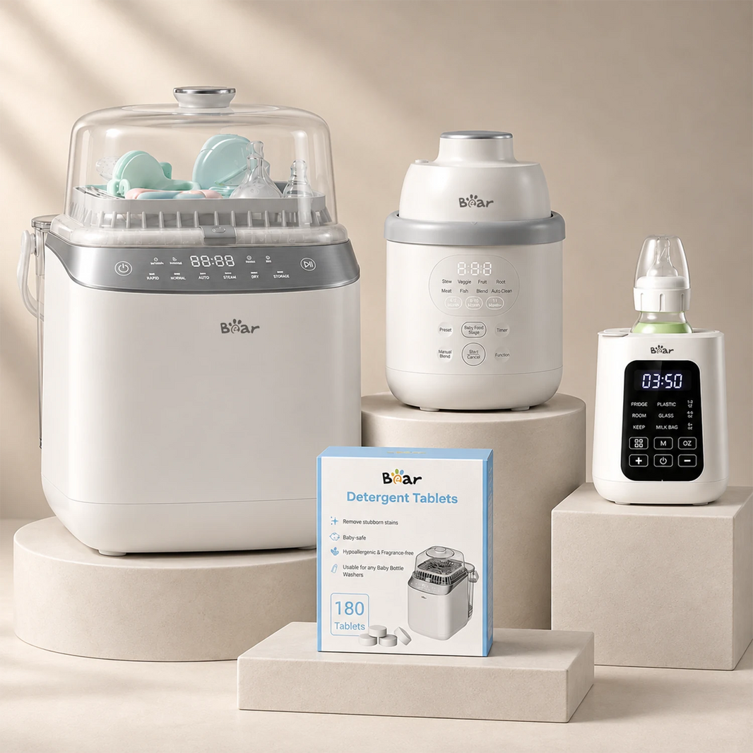 BEAR Complete Feeding & Cleaning Bundle – 3-Month Cleaning Supply