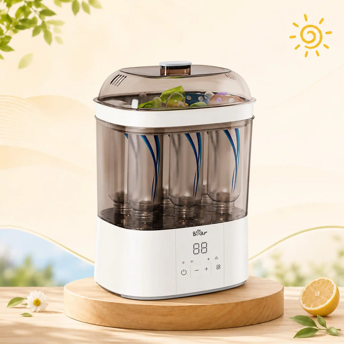 Bear 2 Layers Bottle Sterilizer andDryer